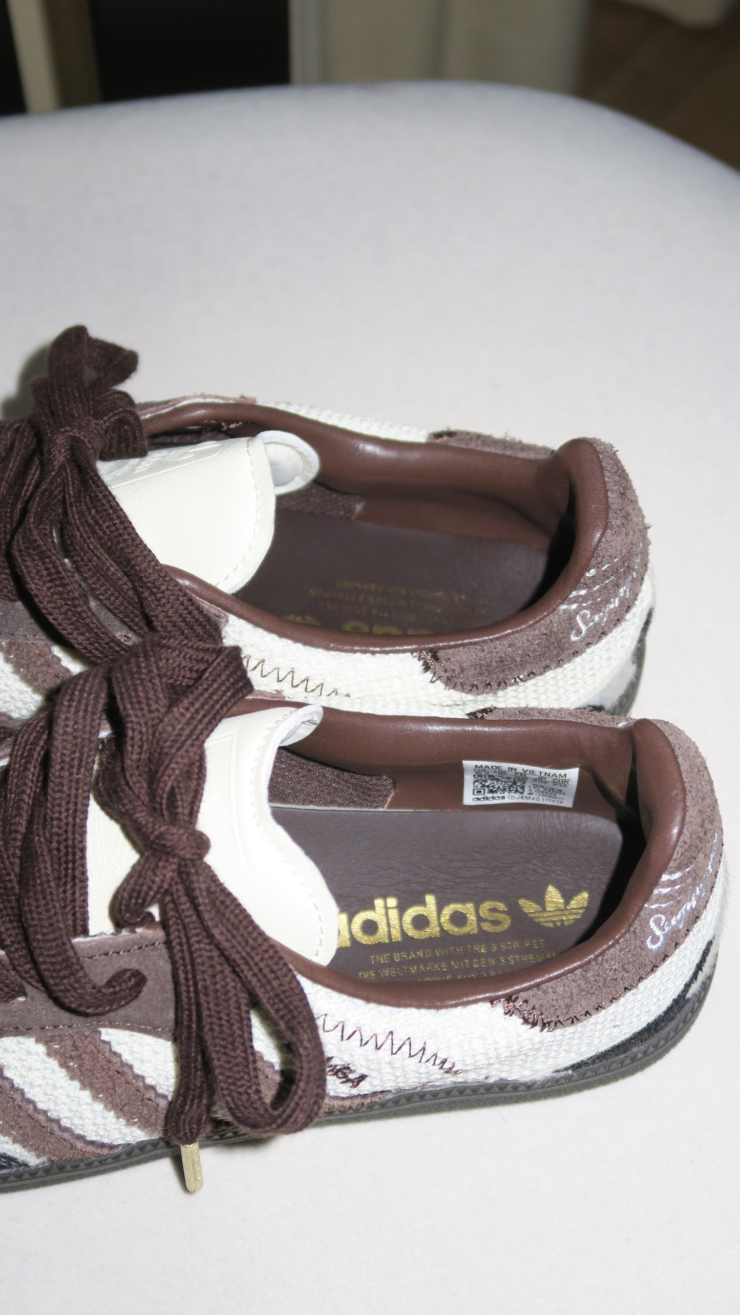 Adidas x No Title samba cow print