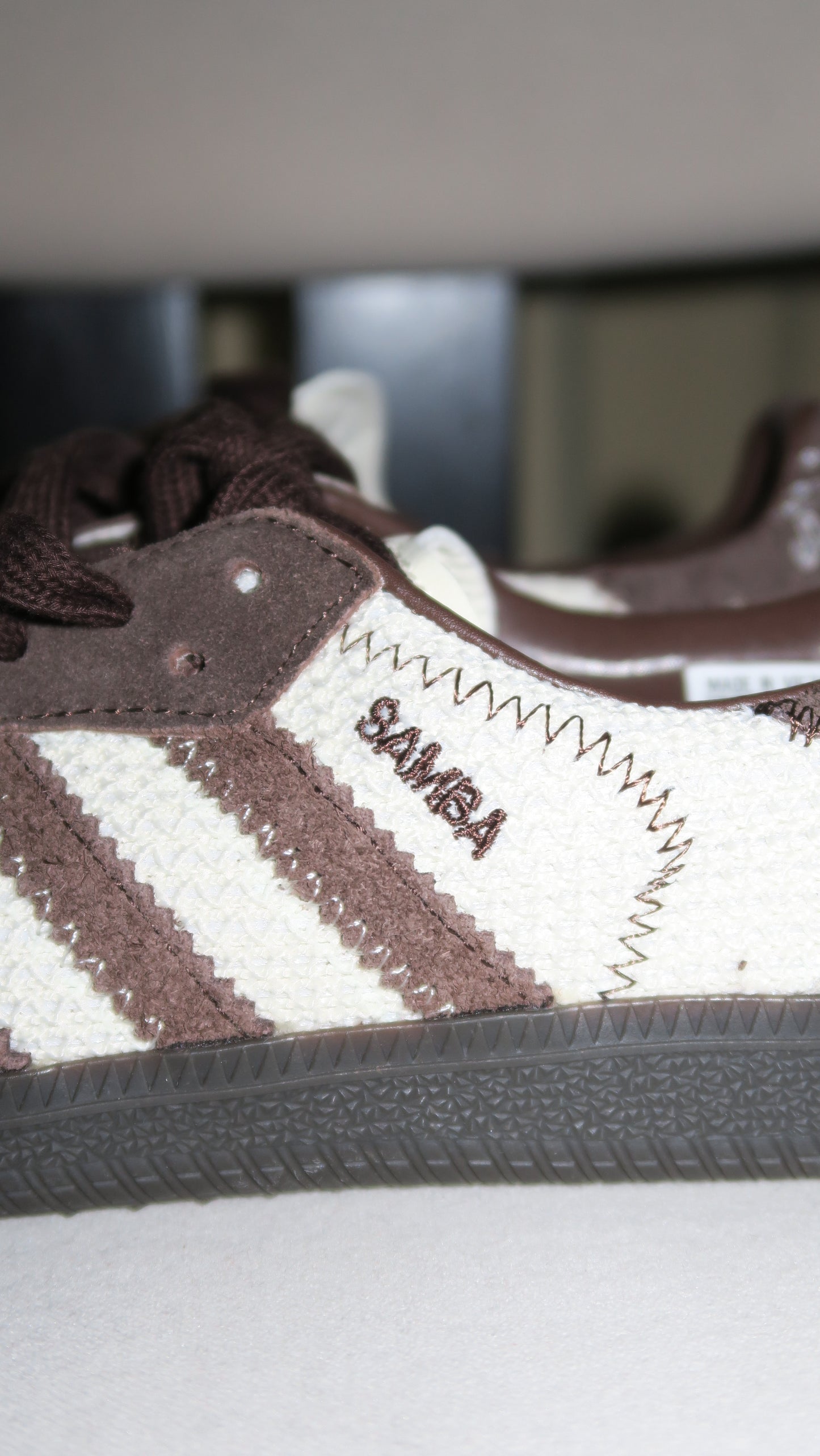 Adidas x No Title samba cow print